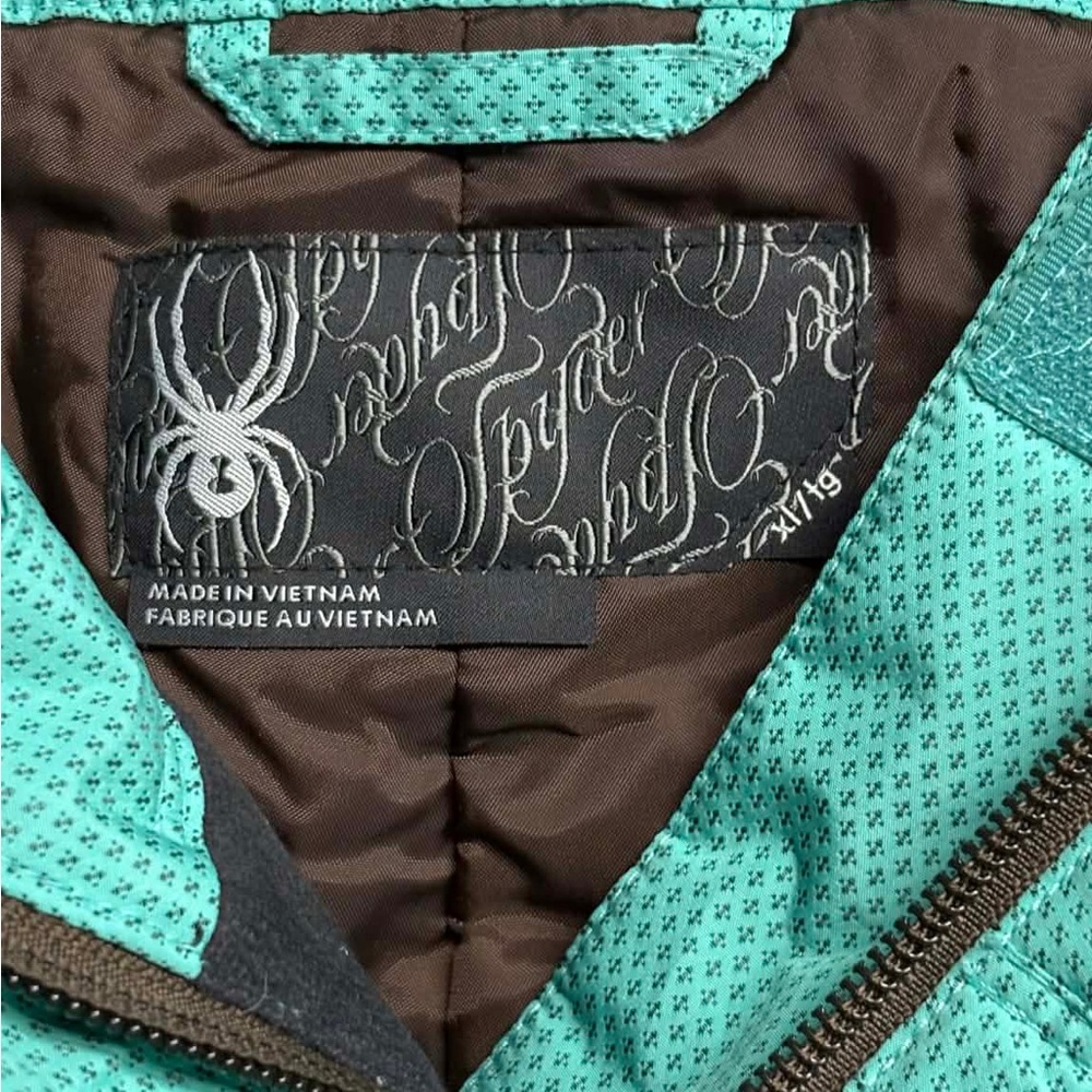 Spyder Teal Women Ski/Snowboard Jacket and Pants Set - Picture 6 of 11
